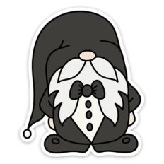 Groom Gnome Sticker
