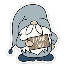 Thank You Gnome Sticker