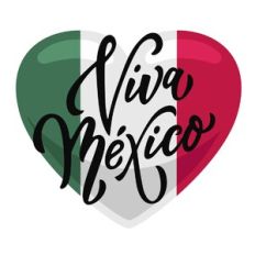 Viva Mexico Heart