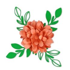 Flower 130 with foliage