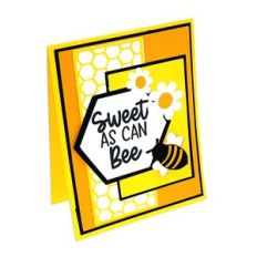 Sweet As Can Bee Layered Vertical Card