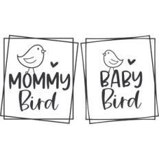 Mommy and Baby Bird
