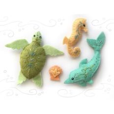 Sea Creatures felt sewing pattern