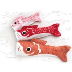 Koi Nobori Fish Flags felt sewing pattern