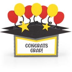 A2 Graduation Cap Box Card