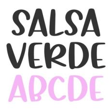 BFC Salsa Verde Brush Font