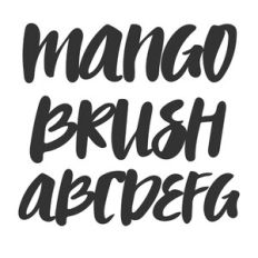 BFC Mango Brush Bold Font