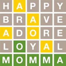 Momma Word Game