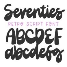 BFC Seventies Retro Script Font