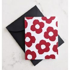 mod flower card and envelope
