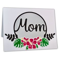 Mom Hawaiian Floral Card
