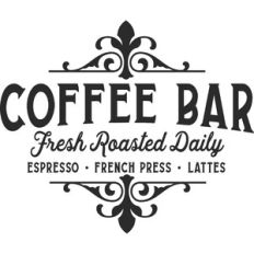 Vintage Coffee Bar Sign