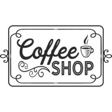 Vintage Coffee Shop Sign