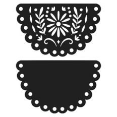 Scalloped Papel Picado Cutout