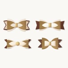 Hair Bow Bundle, Felt/card gift Bow Templates