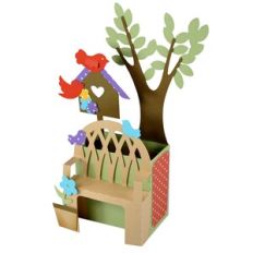 Park Bench Birdhouse Card-in-Box