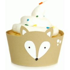 deer cupcake wrapper