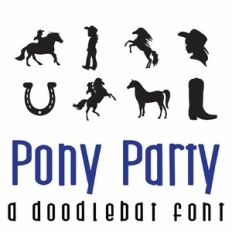 Pony Party Doodlebat Font