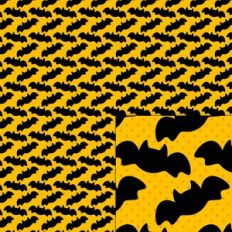bat yellow pattern