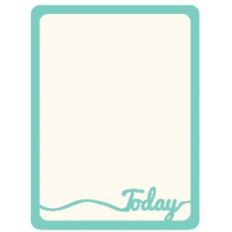 today journaling card
