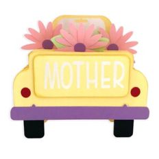 Mother and Flowers Truck Box Card