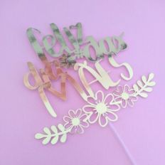 CAKE TOPPER DIA DAS MÃES