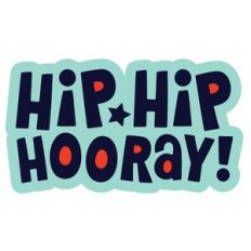 Hip Hip Hooray - Layered - Horizontal