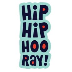Hip Hip Hooray - Layered - Vertical