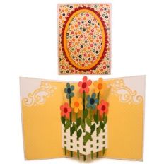Card Kit Flower Stem Woven Pop Out