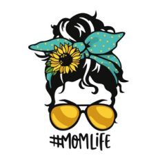Mom Life Messy Bun