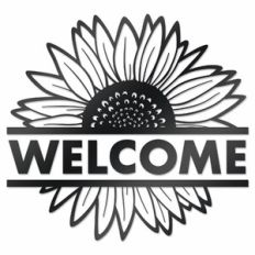 sunflower welcome