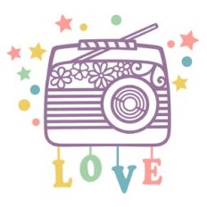 Love for music and floral radio