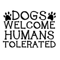 Dogs Welcome Humans Tolerated