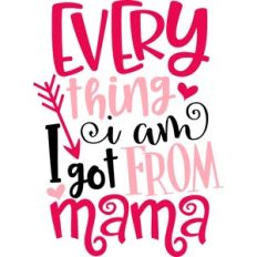 Everything I Am I Got From My Mama