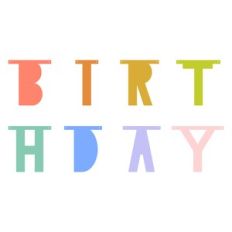 Birthday Letter Banner