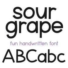 Sour Grape Font