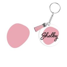 Keyring/keychain pattern circle