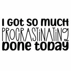 I Got So Much Procrastinating Done Today Quote
