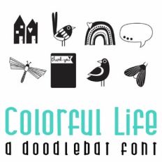 Colorful Life Doodlebat Font