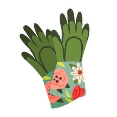 Floral Gardening Gloves