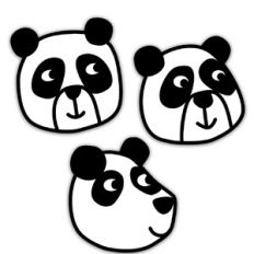 Layered Panda Bears