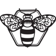 Floral Honey Bee Hive