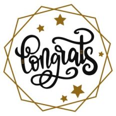 Congrats