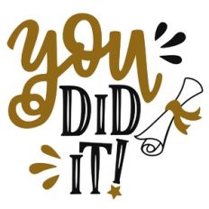 You Did It