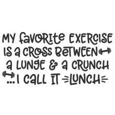 Exercise Lunch