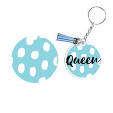 Keychain Pattern, Paint Brush Stroke Key ring