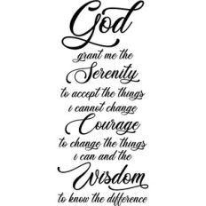 Serenity Prayer