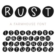 Rust Farmhouse Font