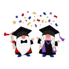 Gnomes Graduation Celebration