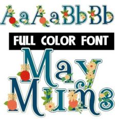 May Mums Color Font